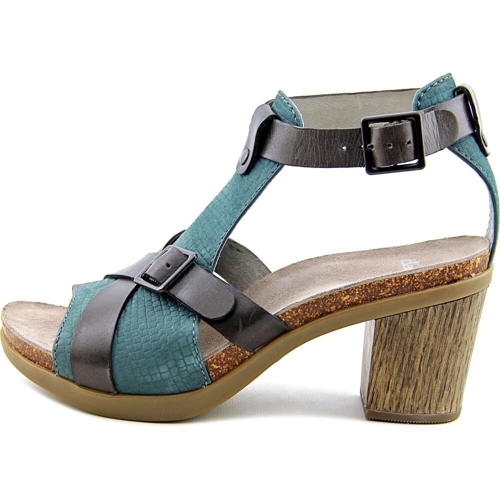 Dansko Dominque sandals comfort heels green 38